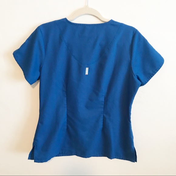 Grey's Anatomy Active Scrub Top Royal Blue M - Picture 3 of 9